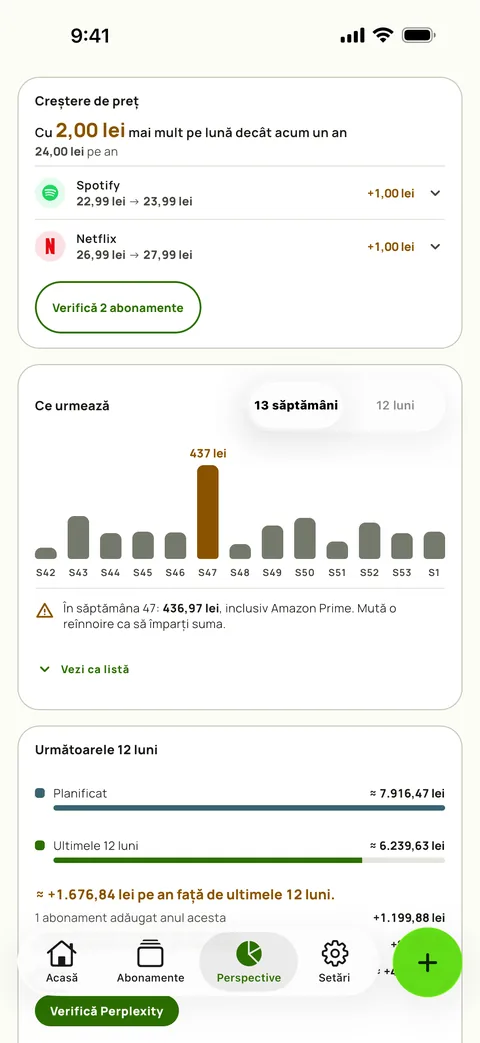 Perspective, cu scumpirile pe servicii și săptămânile următoare, pe iPhone