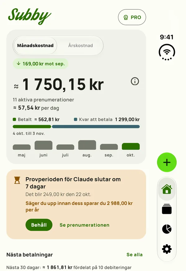 Kompakt Hem på den yttre panelen av en stängd iPhone Duo